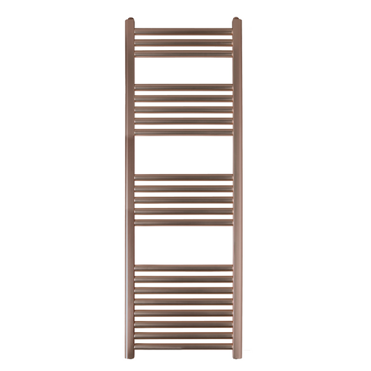 Heated Towel Rail - 1200mm x 400mm - Brushed Bronze brushed bronze towel radiator