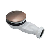 Brushed Bronze Slim Shower Waste brushed bronze shower waste