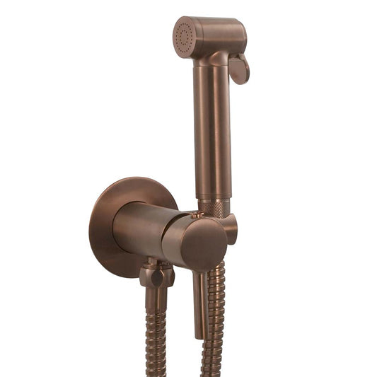Brushed Bronze Hot and Cold Douche Set with Temperature Control muslim shower for toilet