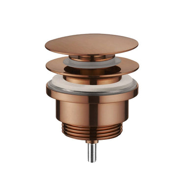 Brushed Bronze Universal Slotted and Unslotted Basin Waste
 Brushed Bronze Universal Slotted and Unslotted Basin Waste