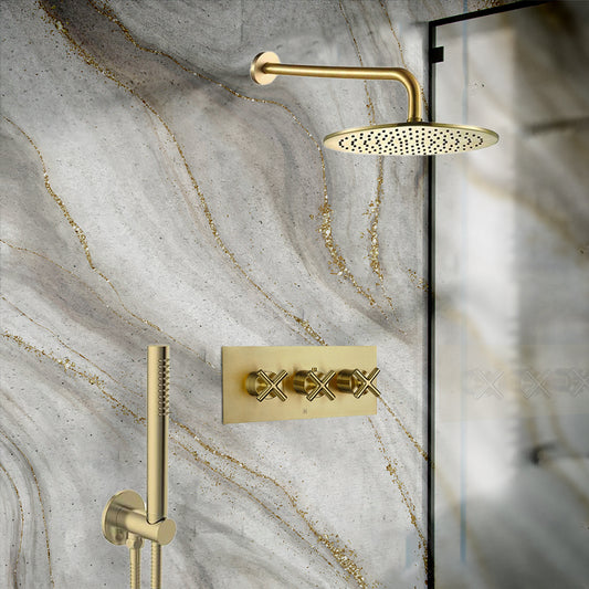 Concealed 2 Outlet Thermostatic Shower Mixer Valve Concealed 2 Outlet Thermostatic Shower Mixer Valve
