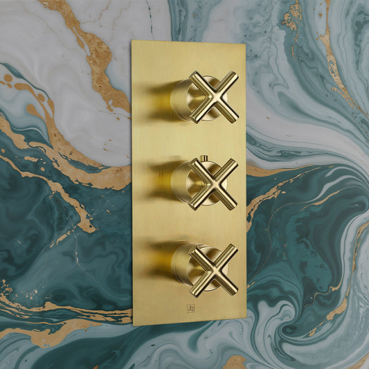 Concealed 2 Outlet Thermostatic Shower Mixer Valve Concealed 2 Outlet Thermostatic Shower Mixer Valve