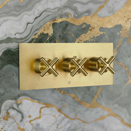 Concealed 2 Outlet Thermostatic Shower Mixer Valve Concealed 2 Outlet Thermostatic Shower Mixer Valve