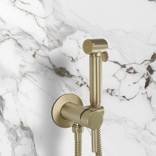 Gold Douche Kit with Hot and Cold Temperature Control gold douche spray