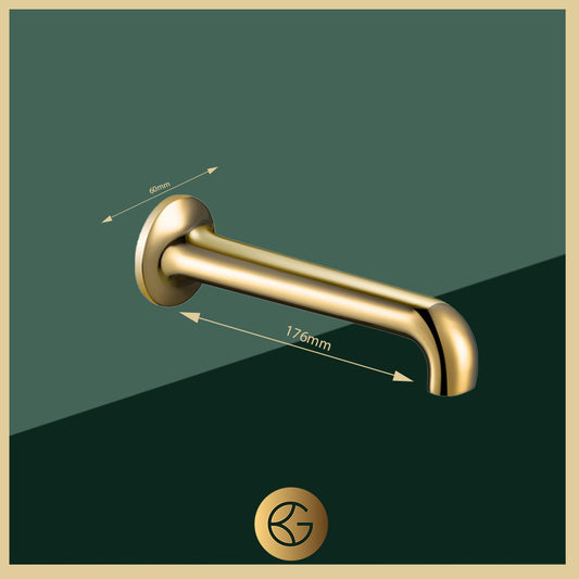 Gold Bath Spout gold long bath spout