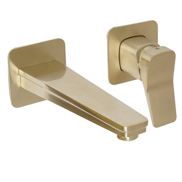 Gold_Wall_Mounted_Basin_Tap_with_Backplate Gold_Wall_Mounted_Basin_Tap_with_Backplate