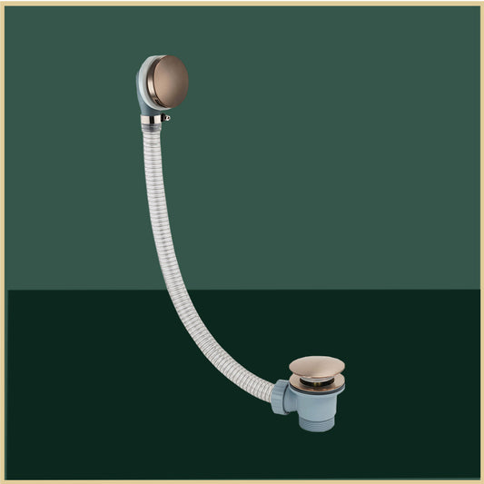 Brushed Bronze Bath Waste with Click Clack Brushed Bronze Bath Waste with Click Clack