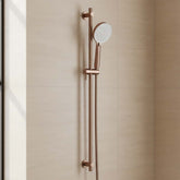 Slider Rail Kit with Round Shower Handset and Hose - Brushed Bronze Slider Rail Kit with Round Shower Handset and Hose