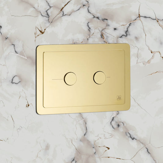 Pneumatic Metal Toilet Flush Plates Brushed and Antique Brass Toilet Flush Plate Antique Gold