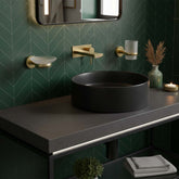 Wall Mounted Tumbler with Holder and Soap Dish Set – Brushed Brass Wall Mounted Tumbler with Holder and Soap Dish Set – Brushed Brass