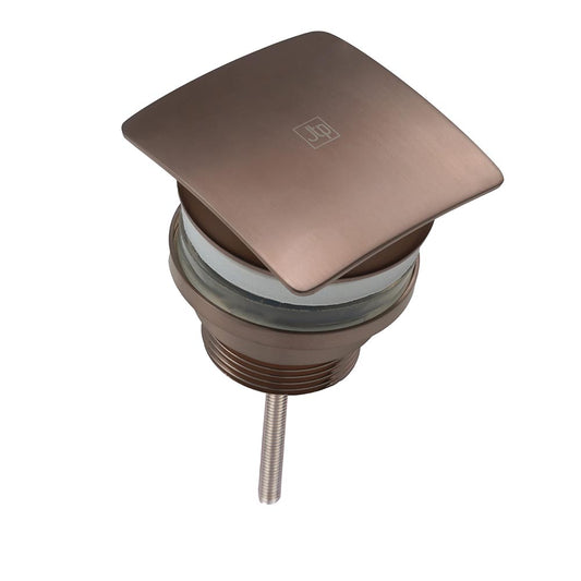 Universal Slotted and Unslotted Basin Waste - Brushed Bronze bronze basin waste
