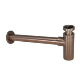 Round Bottle Trap - Brushed Bronze bronze bottle trap