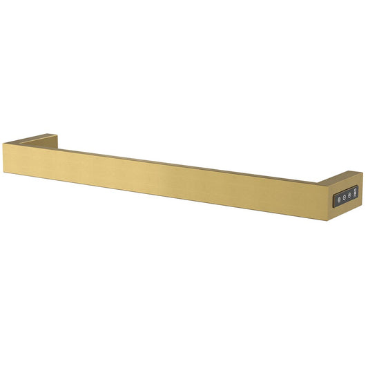 ThermaZen Square Electric Towel Bar - Gold gold heated towel bar