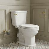 Wall-Mounted Toilet Roll Holder - Brushed Brass brushed brass loo roll holder