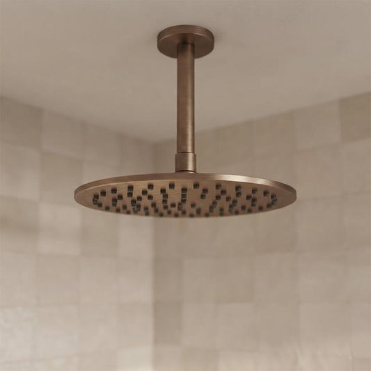 Ceiling Shower Arm - Brushed Bronze brushed bronze ceiling shower arm