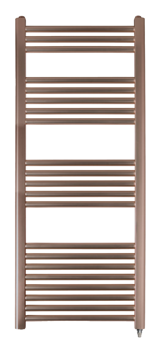 ThermaElite Bronze Electric Towel Rail with Standard Heating Element 1200mm x 500mm electric bathroom towel rail
