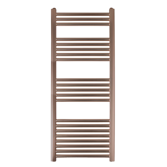 Brushed Bronze Towel Radiator 1200mm x 500mm – Dual Fuel bronze towel rail