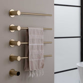 Brushed Gold Electric Towel Rail Radiator Bars brushed gold heated towel rail