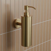 Wall Mounted Gold Soap Dispenser brushed gold wall mounted soap dispenser