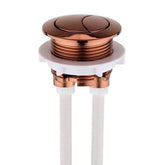 Cistern Dual Push Button - Brushed Bronze cistern dual push button 38mm - bronze