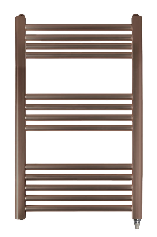 ThermaElite Brushed Bronze Electric Towel Radiator 800mm x 500mm 800mm x 500mm electric radiator