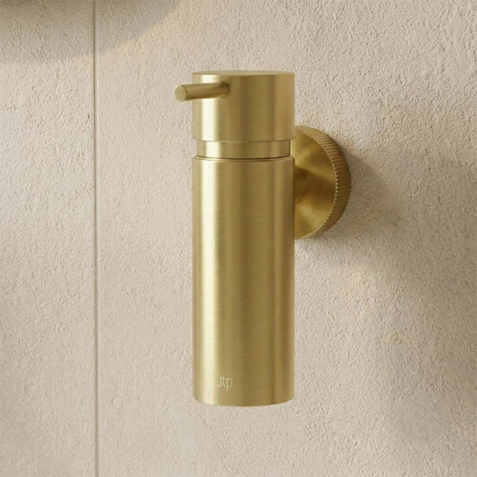 Brushed Brass Wall Mounted Soap Dispenser - 150ml brushed gold wall mounted soap dispenser