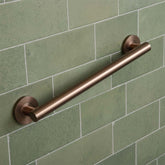 Brushed Bronze Bathroom Grab Rail - 300mm bronze grab bar