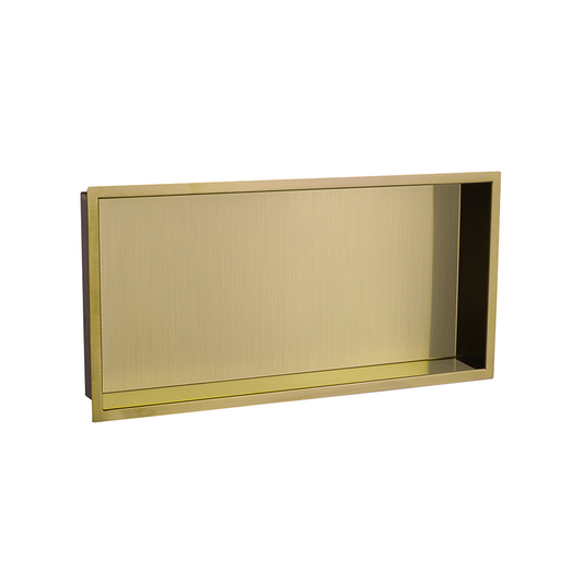 Gold Shower Niche - 300mm x 600mm gold shower niche