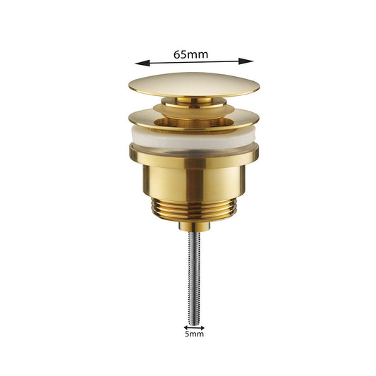 Gold Slotted and Unslotted Basin Waste slotted basin waste