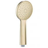 Shower Handset Single Flow- Brushed Brass Finish brushed brass handheld shower head