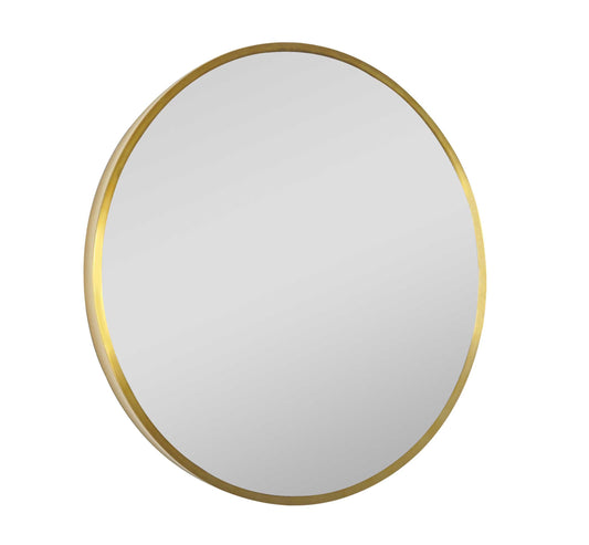 Round Gold Bathroom Mirror without Light Elegant Gold Mirror Without Light