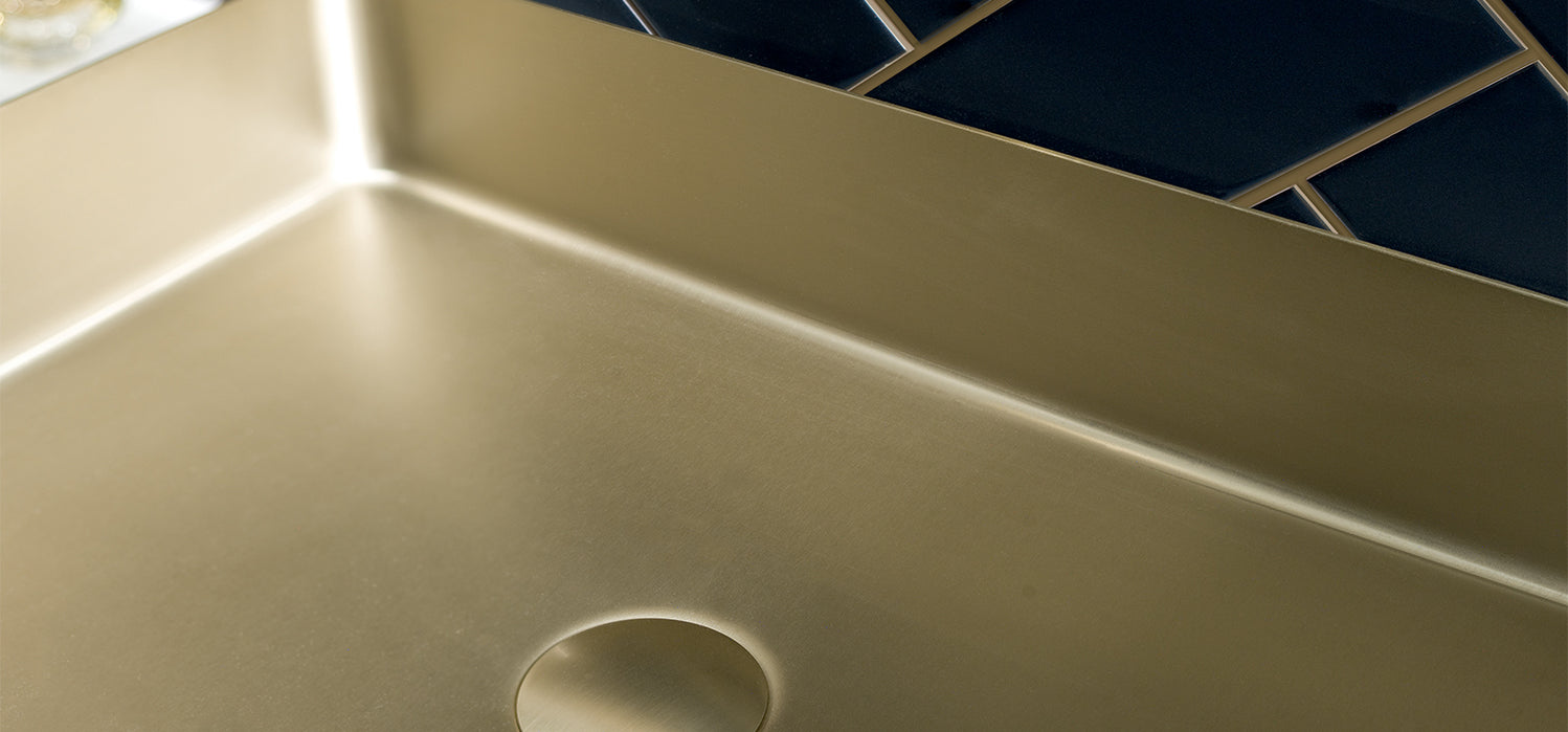 Gold Kitchen Waste Disposal Unit - Gold Bathroom UK