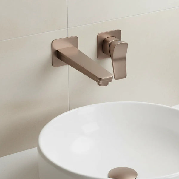 Single Lever Wall Mounted Basin Mixer Tap 