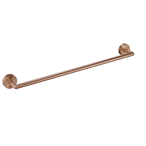 600mm Round Towel Bar  - Brushed Bronze