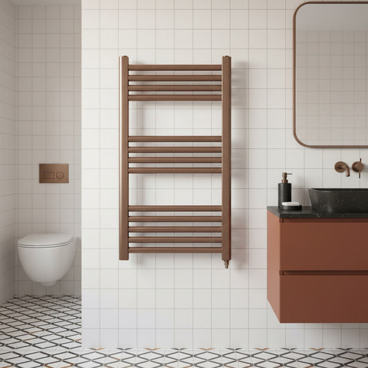 800mm electric heated towel warmer 