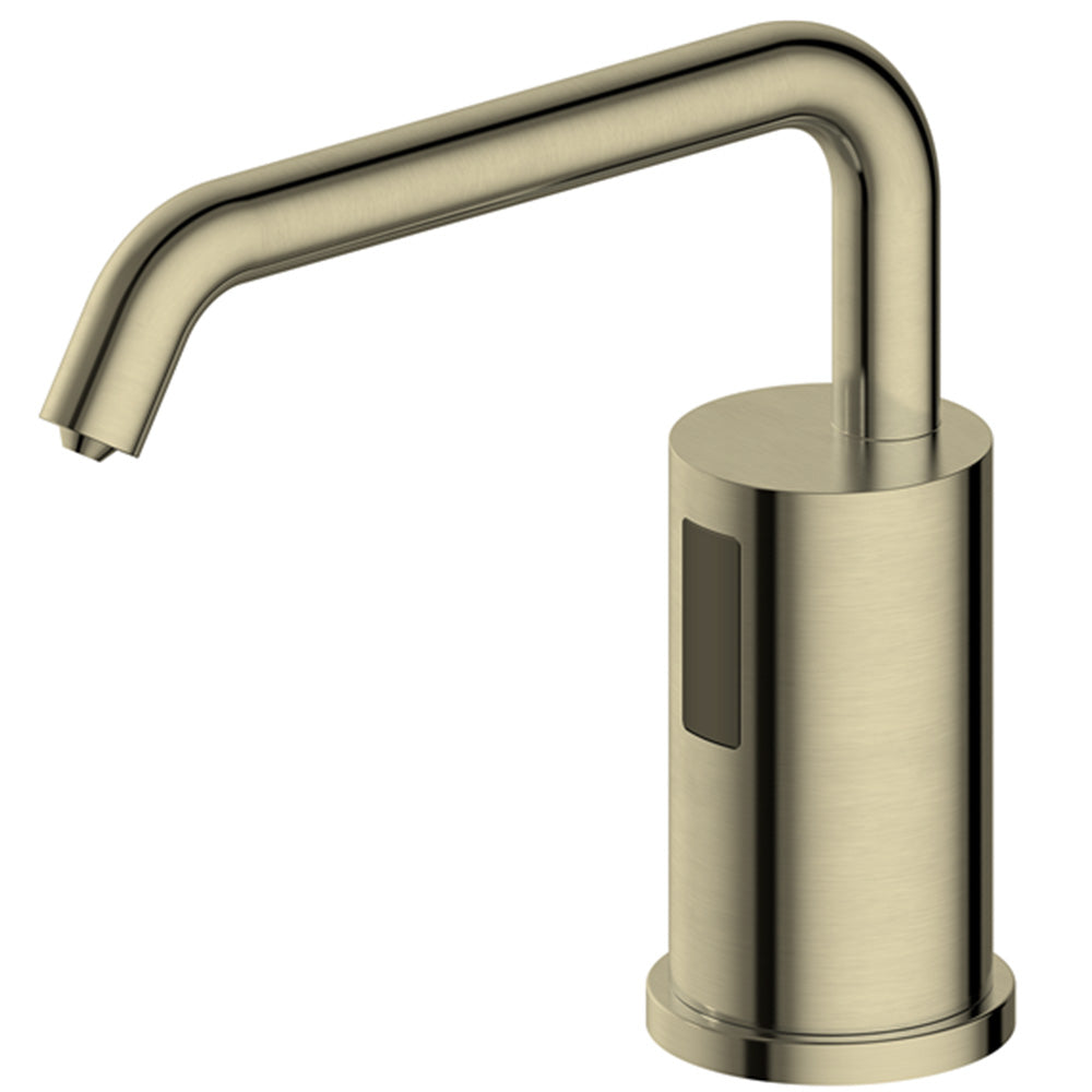 automatic soap dispenser brushed brass