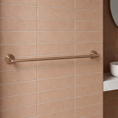 Bronze 600mm towel bar holder