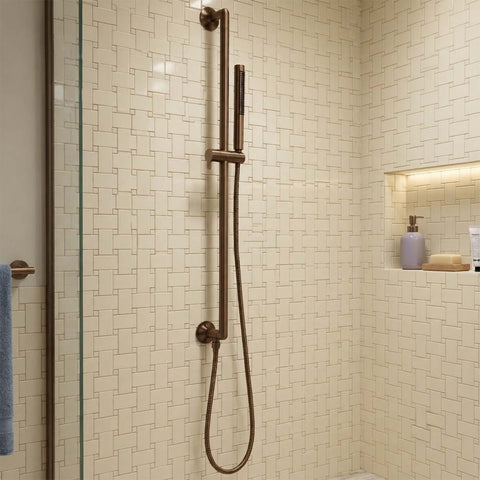  Bronze Slider Rail Kit with Shower Handset