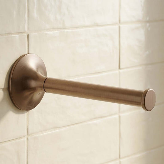Bronze toilet roll holder spare 