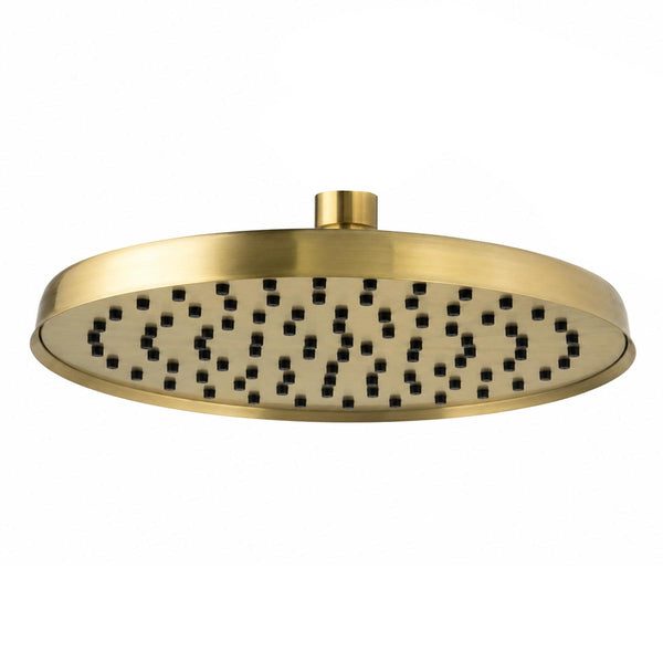 Brushed Brass Shower Head – 260mm