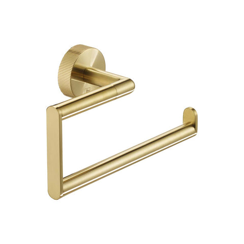 Brushed Brass Towel Holder - 200mm