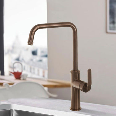 Brushed Bronze Decore Kitchen Sink Mixer Tap with Single Lever
