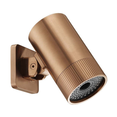 Brushed Bronze Rainfall Shower Head - Wall Mounted
