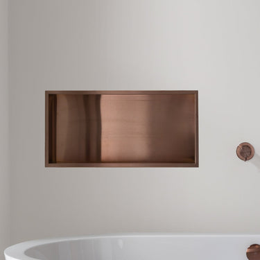 Brushed Bronze Shower Niche - 300mm x 600mm

