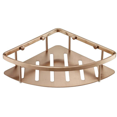 Brushed Bronze Single Shower Basket
