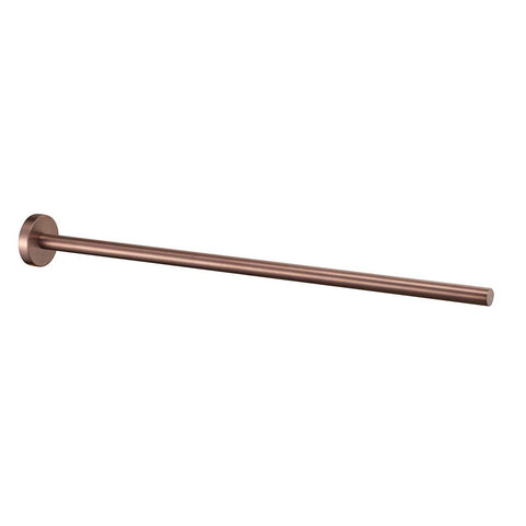 Brushed Bronze Single Towel Bar 500mm