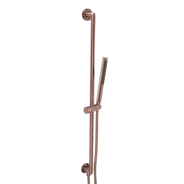 Brushed Bronze Slide Rail Shower Kit with Microphone Handset and Elbow