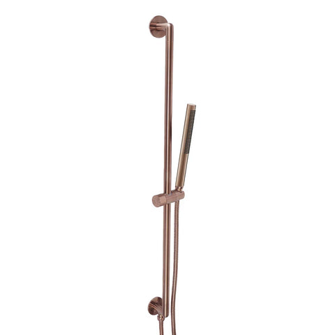 Brushed Bronze Slide Rail Shower Kit with Microphone Handset and Elbow