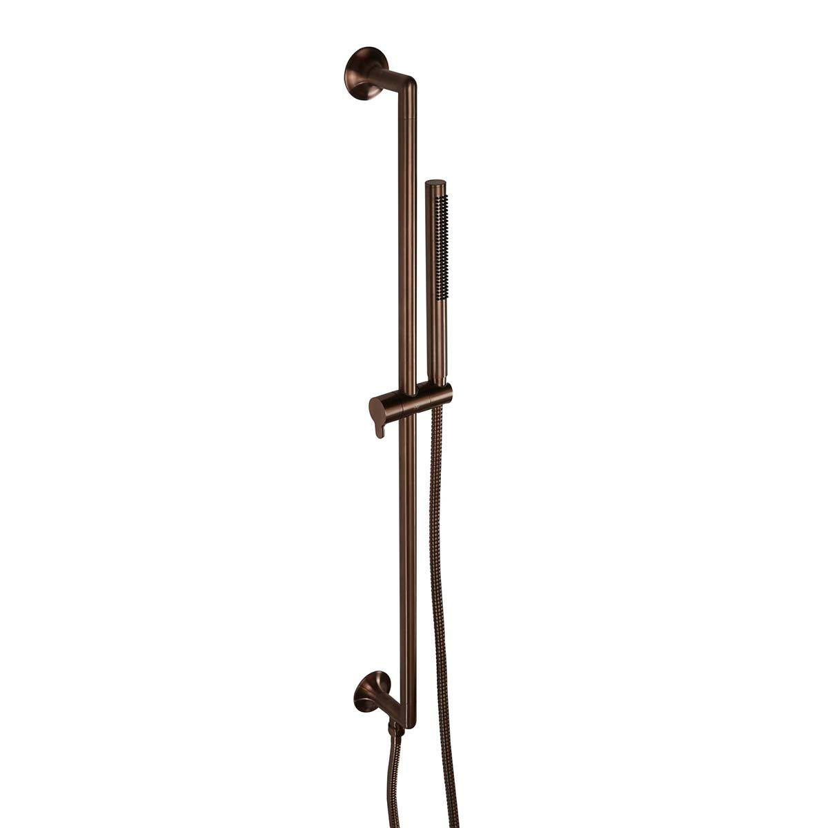 Brushed Bronze Slider Rail Kit with Pencil Shower Handset