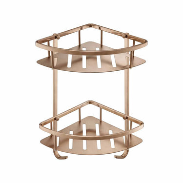 Brushed Bronze Twin Shower Basket
